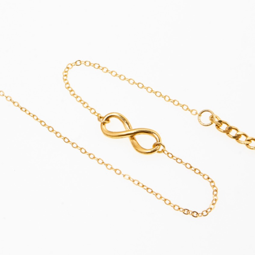 Infinity  charm  anklet